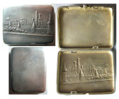 ANTIQUE RUSSIAN, Late 1800s. Silver Cigarette Box.