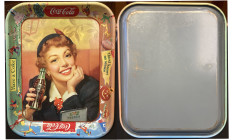 VINTAGE 1950s, ORIGINAL COCA COLA TRAY. Rare.