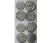 GROUP LOT OF 4 Islamic Silver Drachms.