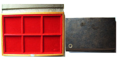 ITALIAN Custom-made Book-shaped Coin storage case.