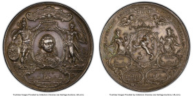 "Capture of Pernambuco" silver Medal ND (1631) AU58 PCGS, VC-8, Betts-31. By A.D. Wilge. 69mm. On the capture of Pernambuco, the Brazilian port whose ...