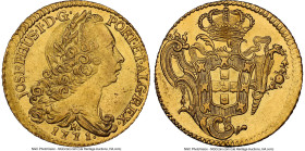 Jose I gold 6400 Reis 1771-R UNC Details (Reverse Cleaned) NGC, Rio de Janeiro mint, KM172.2, LMB-439. HID09801242017 © 2023 Heritage Auctions | All R...