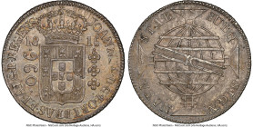João Prince Regent 960 Reis 1816-R MS62 NGC, Rio de Janeiro mint, KM313, LMB-429. Special Series, "PORT. BRAS. ET. ALG. P. REGENS". HID09801242017 © 2...