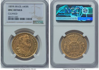 João Prince Regent gold 6400 Reis 1809-R UNC Details (Cleaned) NGC, Rio de Janeiro mint, KM236.1, LMB-559. HID09801242017 © 2023 Heritage Auctions | A...