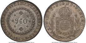 Pedro I 960 Reis 1823-R MS63 NGC, Rio de Janeiro mint, KM368.1, LMB-504. HID09801242017 © 2023 Heritage Auctions | All Rights Reserved