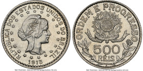 Republic 500 Reis 1913-A MS65 NGC, Berlin mint, KM512, LMB-706. A lovely cartwheel luster illuminates the well struck legends and devices. HID09801242...