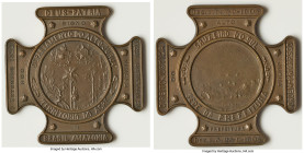"Department of Alto Juruá - Amazon Rainforest" bronze Medal 19004-Dated AU, 60mm x 60mm. 69.30gm. HID09801242017 © 2023 Heritage Auctions | All Rights...