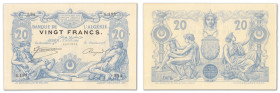 Algérie - Banque de l'Algérie
20 Francs 

20 juin 1890 - G.198/534

D'une insigne rareté et d'une qualité exceptionnelle. 

Pick 15 - Palombo 2...
