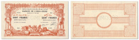 Côte française des Somalis - Djibouti - Banque de l'Indochine
Spécimen filigrané du 100 francs avec décrets

 1 mai 1909 - O.0/000

"SPECIMEN" pa...