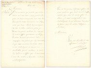 France - John Law
Lettre signée par John Law demandant un inventaire de tous les avoirs du Roi (y compris ceux de la compagnie des Indes).

24 Févr...