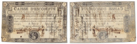 France - Caisse d'Escompte
1000 Livres

2 juin 1790 - H/585

Promesse d'Assignats Le Couteux.

Exemplaire de la vente CGB N°26 de 2013.

Pick...