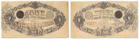 France - Banque de France
500 francs Type 1842 - Barre

10 juillet 1851 - D43/765

Exceptionnel faux d’époque.

Fayette A17 (08x1) - Pick 40c
...
