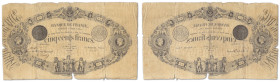 France - Banque de France
500 francs Type 1842 - Barre

13 juin 1850 - S40/413

Le seul billet répertorié par C.Fayette dans son inventaire pour ...