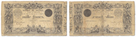 France - Banque de France
1000 Francs type 1842 définitif

6 Mars 1851 - G60/788

D'une insigne rareté, un des trois exemplaires répertoriés dans...