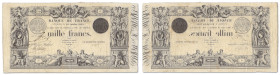 France - Banque de France
1000 francs Type 1842 - Barre

25 octobre 1855 - G82/16

Seulement 3 billets répertoriés dans l'inventaire de C.Fayette...