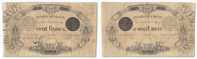 France - Banque de France
100 francs Type 1848 définitif 

14 septembre 1848 - T/67

Verso à l'identique. 

1er alphabet

Fayette A24 (01) - ...