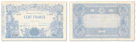 France - Banque de France
100 francs Type 1862 Bleu à indices noirs

22 janvier 1876 - L.1019/639

Fayette A39 12 - Pick 52b

TB à TTB - VF/XF...