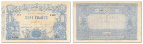 France - Banque de France
100 francs Type 1862 Bleu à indices noirs

10 janvier 1880 - D.1386/891

Fayette A39 16 - Pick 52b

TB - VF