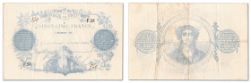 France - Banque de France
25 francs Clermont-Ferrand

5 novembre 1870 - F.58/860

Exemplaire illustrant le Fayette.

Fayette A44 01 - Pick 56b...
