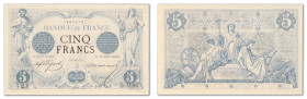 France - Banque de France
5 Francs

17 novembre 1873 - D.3184/721

Quelques trous d'épingle.

Très rare.

Fayette 1 23 - Pick 60 

Superbe ...