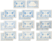 France - Banque de France
Lot de 10 billets de 5 francs Bleus

1912 (2ex.), 1913 (1ex.), 1914 (1ex.), 1915 (3ex.), 1916 (1ex.) et 1917 (2ex.)

Fa...