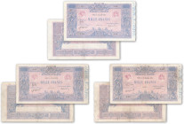 France - Banque de France
Lot de 3 billets du 1000 francs Bleu et Rose

19 décembre 1899 - U.337/574

23 juillet 1912 - Y.784/444

22 juin 1914...