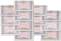 France - Banque de France
Lot de 13 billets de 1000 francs Bleu et Rose

Toutes les dates de 1914 à 1926.

Fayette 36 - Pick 67g (5), 67h (2), 67...
