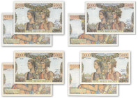 France - Banque de France
Lot de 4 billets du 5000 francs Terre et Mer

1951, 1953, 1956 et 1957

Fayette F48 - Pick 131b, 131c (2), 131d

TTB ...