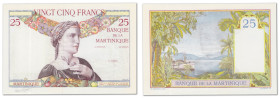 Martinique - Banque de la Martinique
Épreuve non filigranée du 25 francs

ND (1930) - Sans alphabet - Sans numérotation - Sans signatures

Signat...