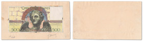 Tunisie - Banque de l'Algerie
Épreuve non filigranée du recto du 50 francs type inédit

ND - Sans alphabet - Sans numérotation - Sans signatures
...