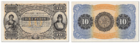 Uruguay - La Banque Anglaise du Rio de la Plata
Spécimen du 10 pesos 

1er mai 1885 -A15001/A30000 - Sans Signature

"SPECIMEN BWC & Co LONDON" p...