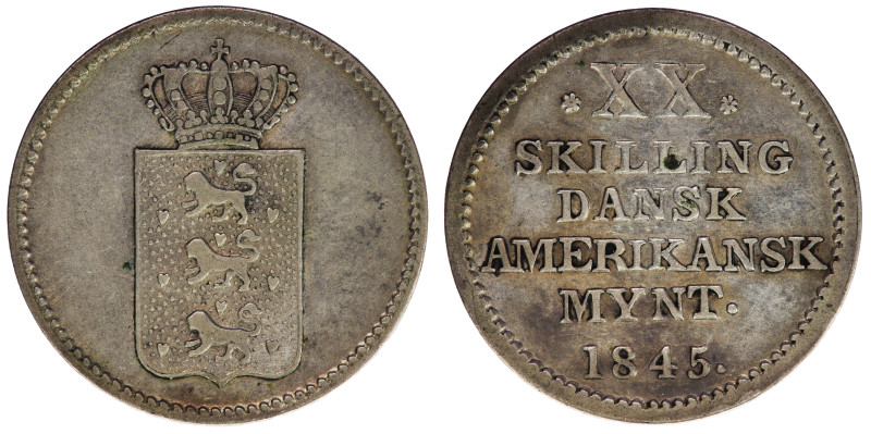 KM-17. Nice coin, XF, remained surface luster, retoned. CV price $595.