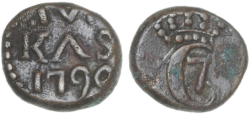 KM-155. Very scarce type in nice grade, well-centered.