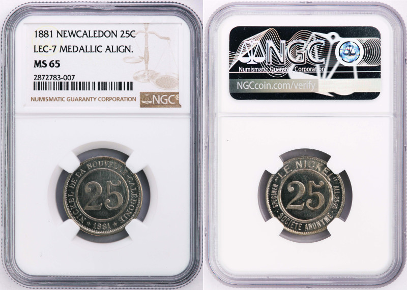 KM-X# Tn3. The only NGC-certified piece of this type, and in exceptional MS65 gr...