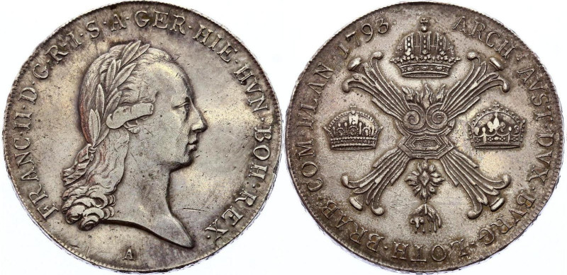 KM-62.1; Silver; Franz II; Nice Toning