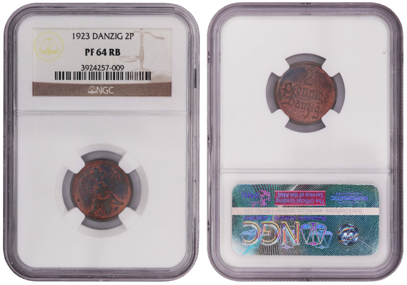 KM-141. Rare piece in Proof. Only 8 NGC-certified pieces are known in higher gra...