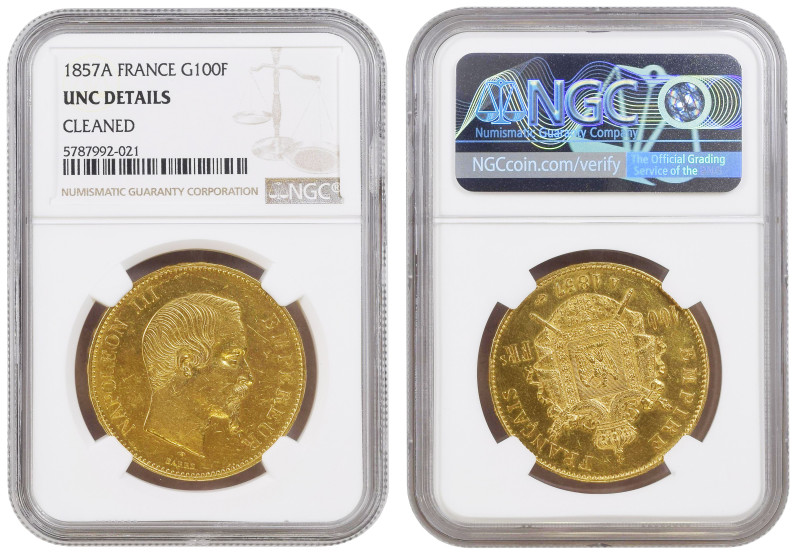 KM-786.1, N# 11337, F# 550, Gold (.900), 32,26g, Mint Paris, Mintage: 103330, Em...