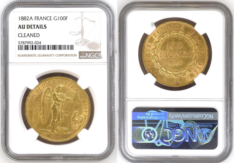 KM-832, N# 8039, F# 552, Gold (.900), 32,26g, Mint Paris, Mintage: 37420, Third ...