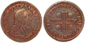 Italy, Sardinia. 3 cagliarese 1741. 1 year type. Rare.
