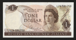 New Zealand 1 Dollar 1977
