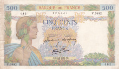 France 500 Francs 1941