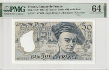 France 50 Francs 1979-1986 PMG Choice UNC 64 EPQ