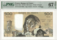France 500 Francs 1981 PMG 67 EPQ