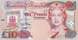 Gibraltar 10 Pounds 1995