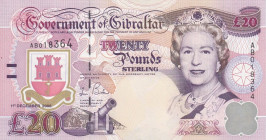 Gibraltar 20 Pounds 2006