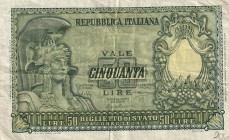 Italy 50 Lire 1951