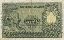 Italy 50 Lire 1951