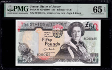 Jersey 50 Pounds 2000 PMG 65 EPQ