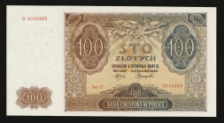 Poland 100 Zlotych 1941 German occupation