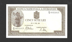 Romania 500 Lei 1943